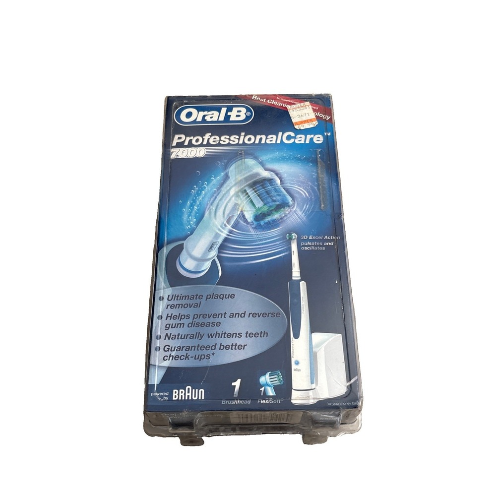 Oral-B Professional Care 7000 3d Excel Rechargeable Toothbrush Brand New Sealed